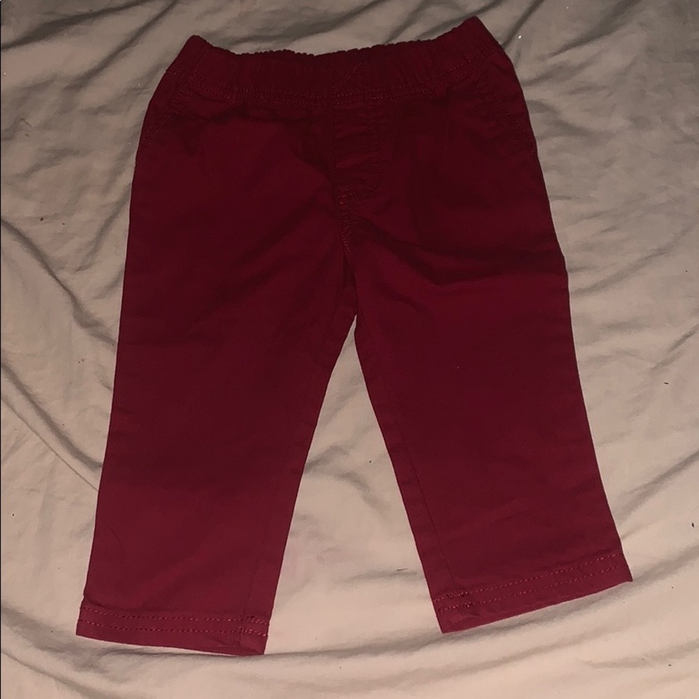 Baby red pants